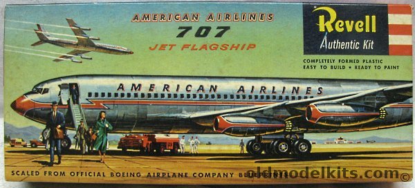 Revell 1/139 707 Flagship American Airlines 'S' Kit, H246-98 plastic model kit